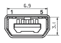 miniUSB 5pinAB(F)